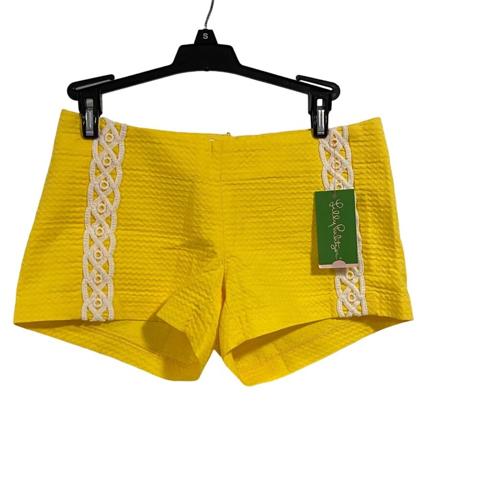 Lilly Pulitzer Liza Short in Sunglow Yellow NWT Size‎ 00